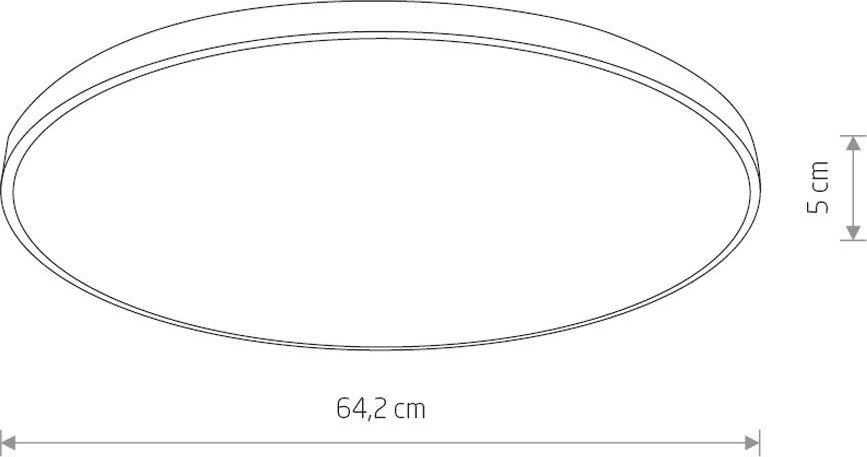 Потолочный светодиодный светильник Nowodvorski Agnes Round Led 8206