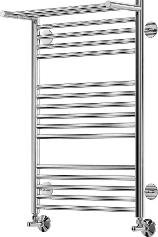 Полотенцесушитель водяной Terminus Аврора П16 500x780 4660059582368 с одной полкой