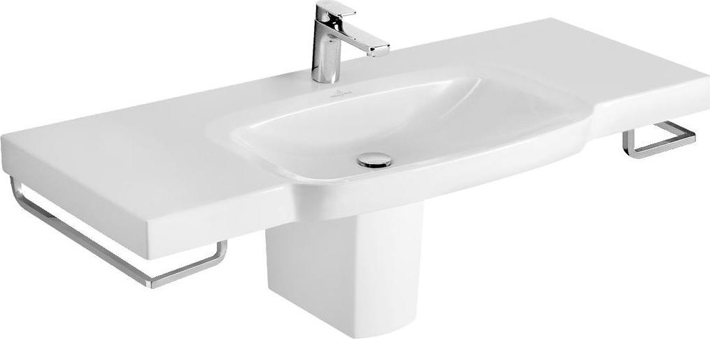 Раковина с полупьедесталом Villeroy & Boch Sentique 5142А001 100x52 см