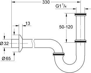 Сифон Grohe 28961000