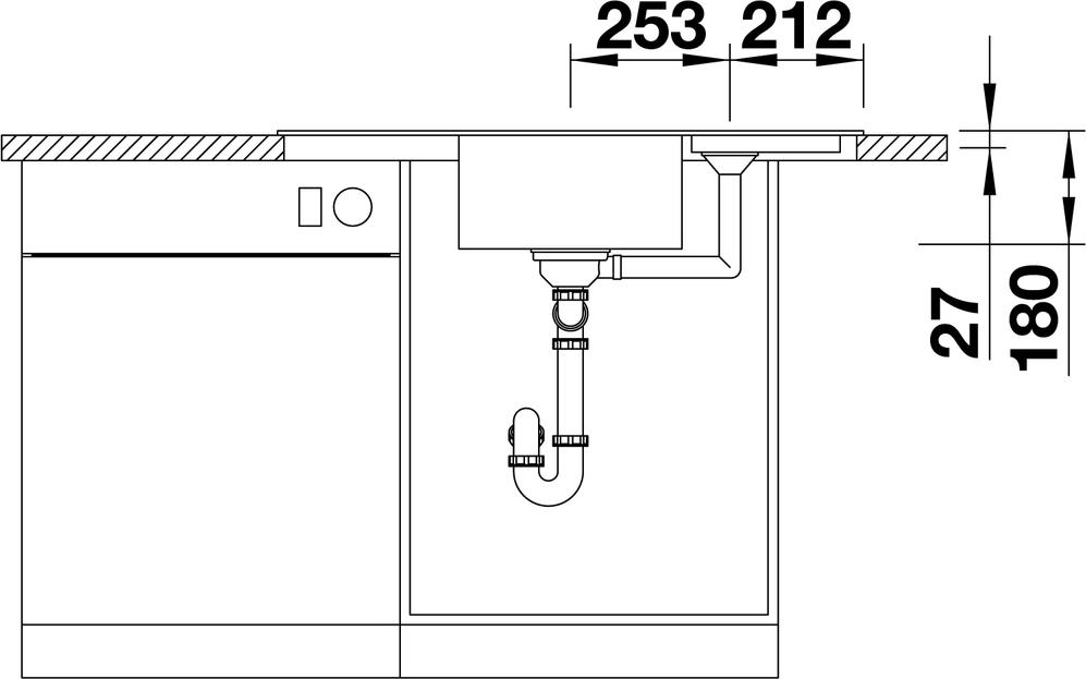 Кухонная мойка Blanco Zia 9 E 515074 кофе