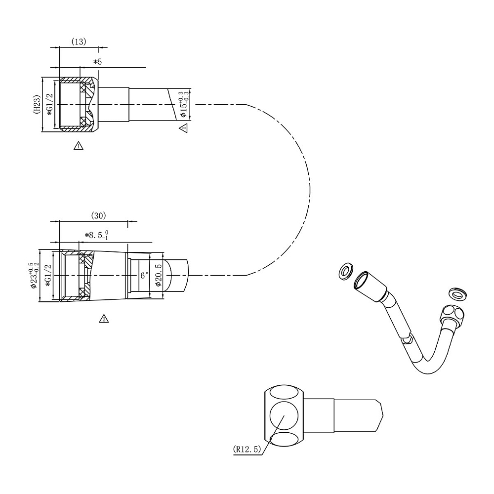 Душевая система Vincea Inspire VSFW-3I22MT2RCH, хром