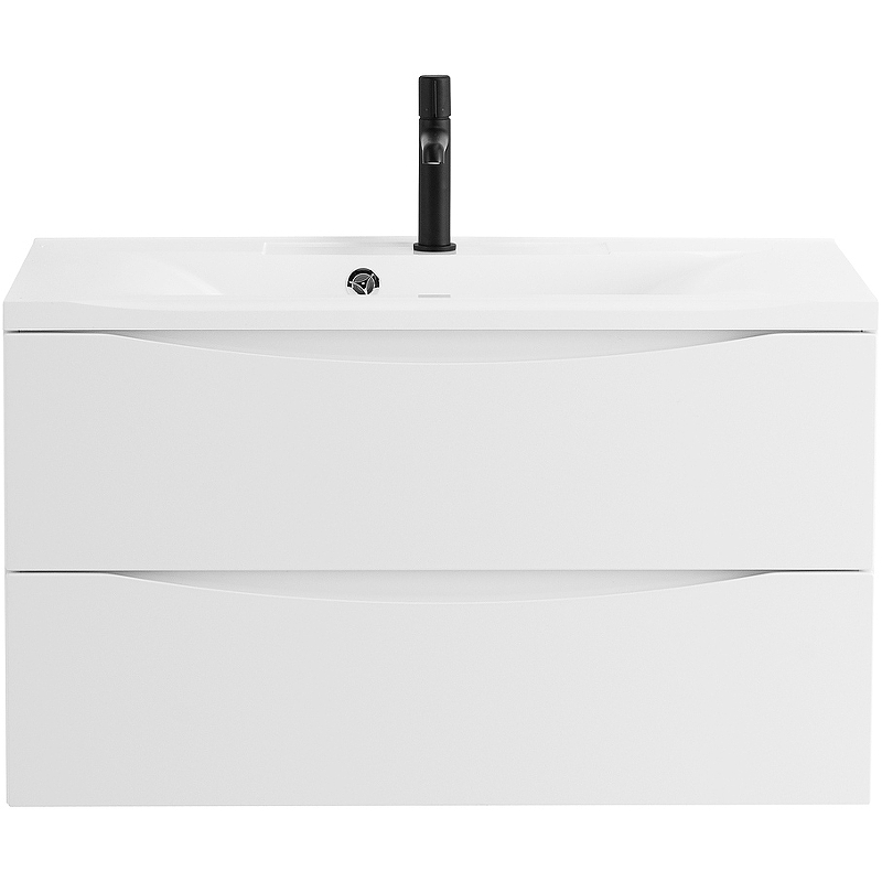 Тумба под раковину BelBagno MARINO-1100-2C-SO-BL-P 110 см, Bianco Lucido