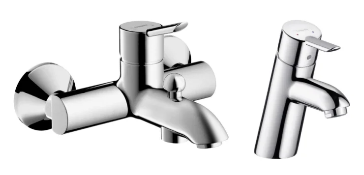 Смеситель для ванны с душем Hansgrohe 31742000/31701000 хром