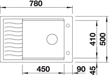 Кухонная мойка Blanco Elon 524840 бежевый