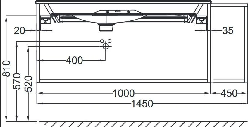 Тумба под раковину Jacob Delafon EB3037RU-M81 оранжевый