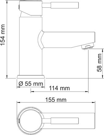 Смеситель для раковины Wasserkraft Main 4103