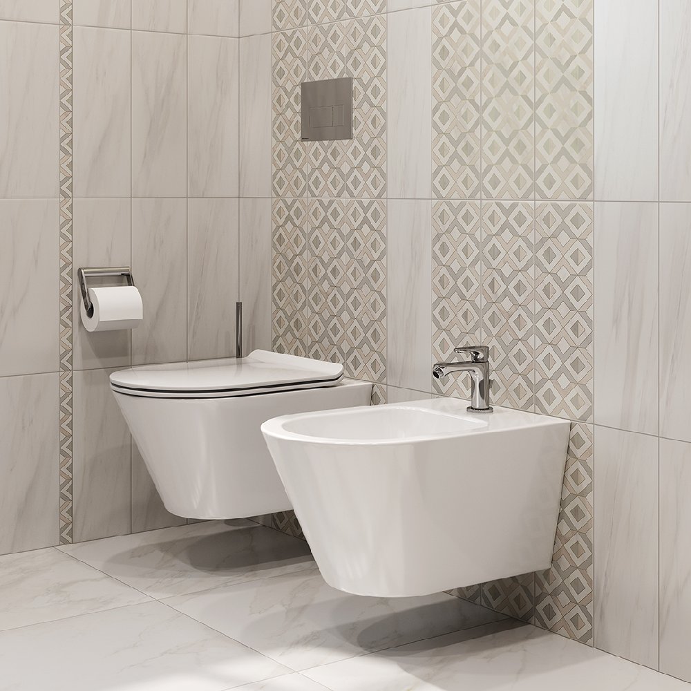 Унитаз Kerama Marazzi Plaza Modern PLMR.wc.02 без сиденья, белый