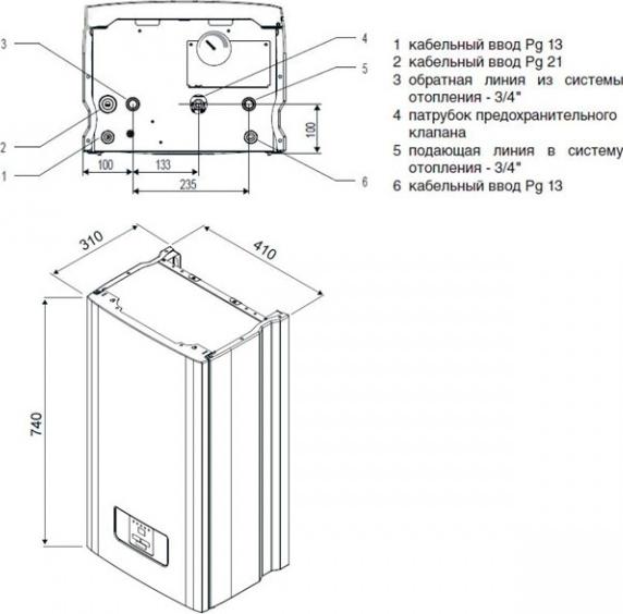 Электрический котел Protherm Скат 12 KR 13 (12 кВт)