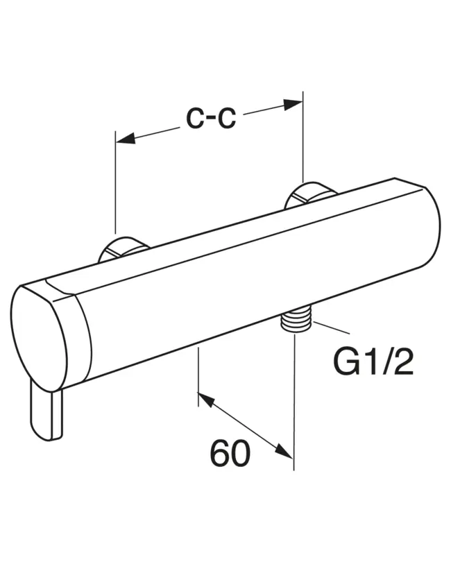 Смеситель для душа Gustavsberg Coloric GB41219004 46