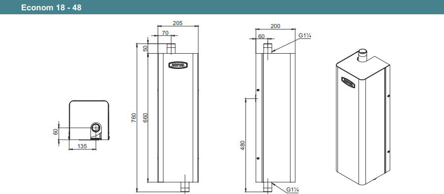 Электрический котел Zota Econom 45 ZE 346842 1045 (45 кВт)