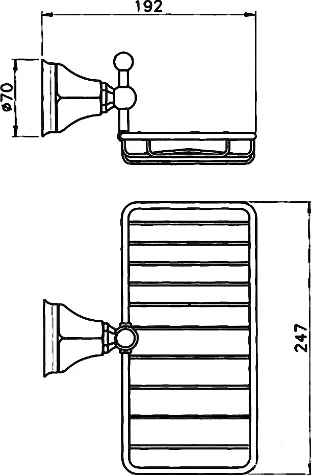 Полка Nicolazzi Classica 1493BZ