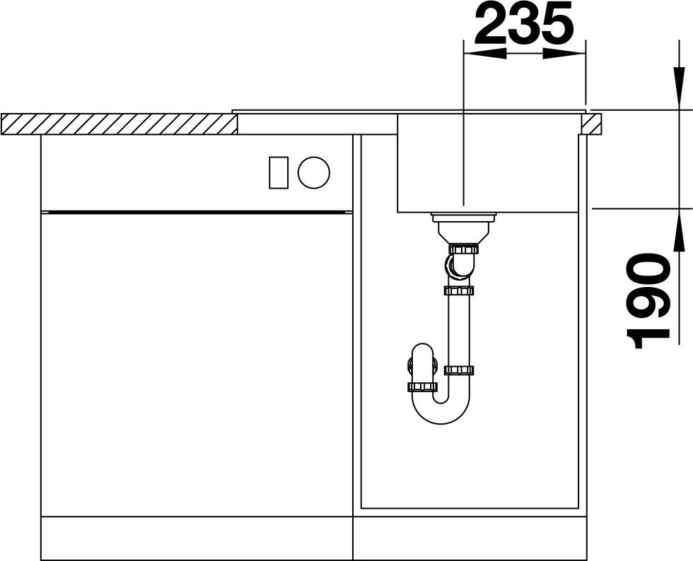 Кухонная мойка Blanco Zia 45 S Compact 524728 серый беж