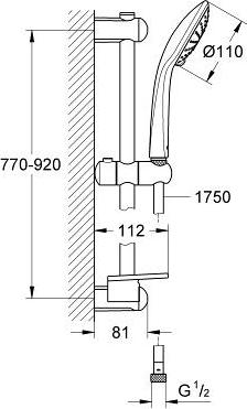 Душевой гарнитур Grohe Euphoria 27225001