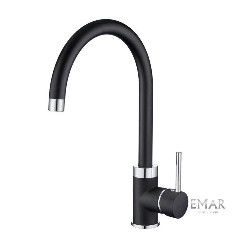 Смеситель для кухни Emar Quartz 3004.12 Оникс черный