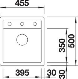 Кухонная мойка Blanco Dalago 45-F 525870 чёрный