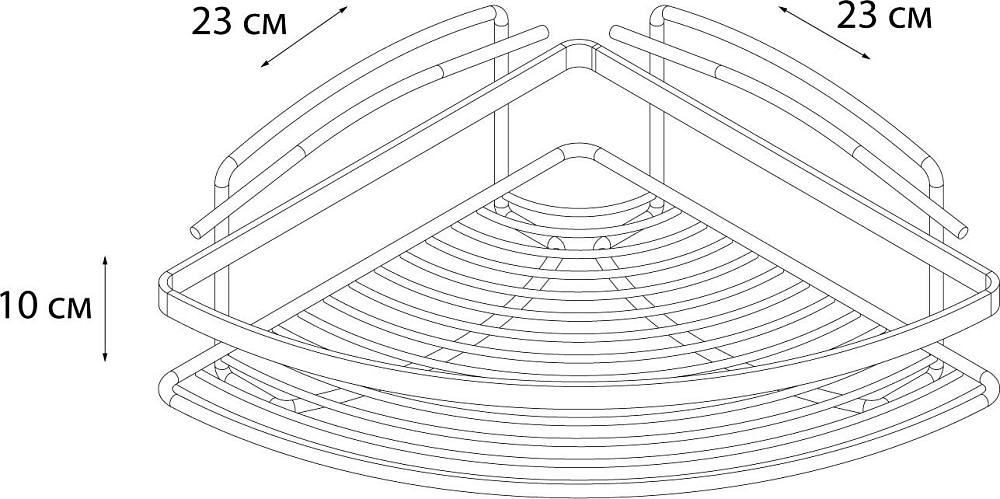 Полка Fixsen FX-850G-1 эмаль