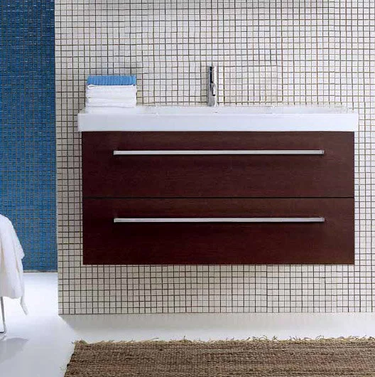 Тумба под раковину Berloni Bagno Squared SQ BS11/405 коричневый