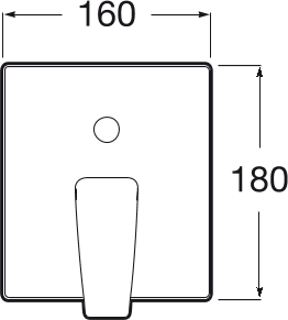 Смеситель для ванны Roca Thesis 5A0B50C00