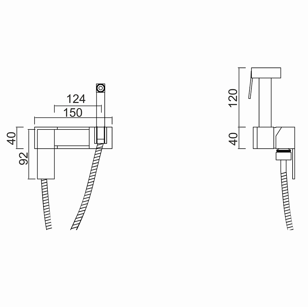 Смеситель для кухни РМС SL139-004F-25, хром