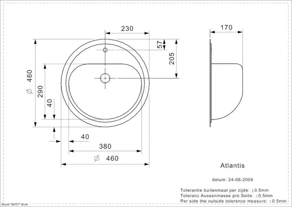 Кухонная мойка Reginox Atlantis 43680 черный