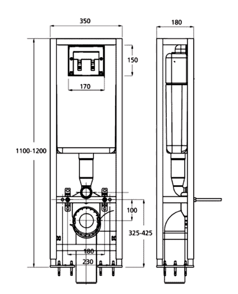 Инсталляция для унитаза Vidima W371267