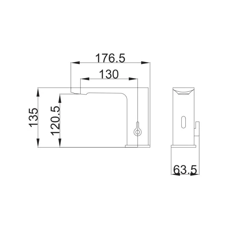 Смеситель для раковины Belz B523 хром