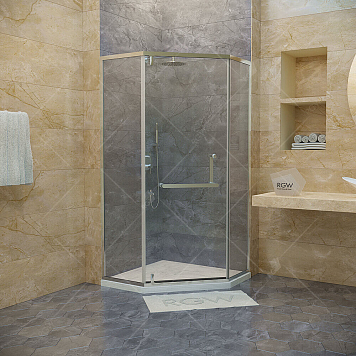Душевой уголок RGW Hotel HO-084 90x90 350608499-21, профиль хром