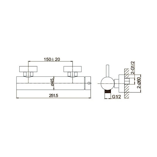 Смеситель для душа Caprigo Don 53-016-BRG золото