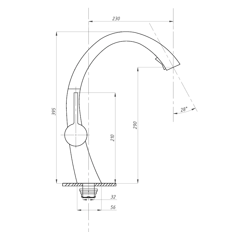 Смеситель для кухни ПСМ-Профсан Steel PSM-301-9 бронза, черный