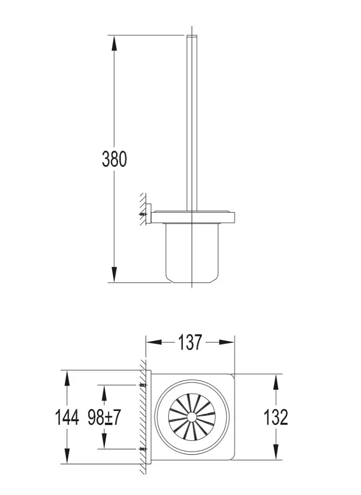 Ёршик Omnires Darling DA70620BL черный