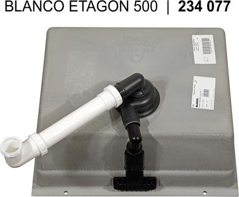 Кухонная мойка Blanco Etagon 500-U 522231 Silgranit белый