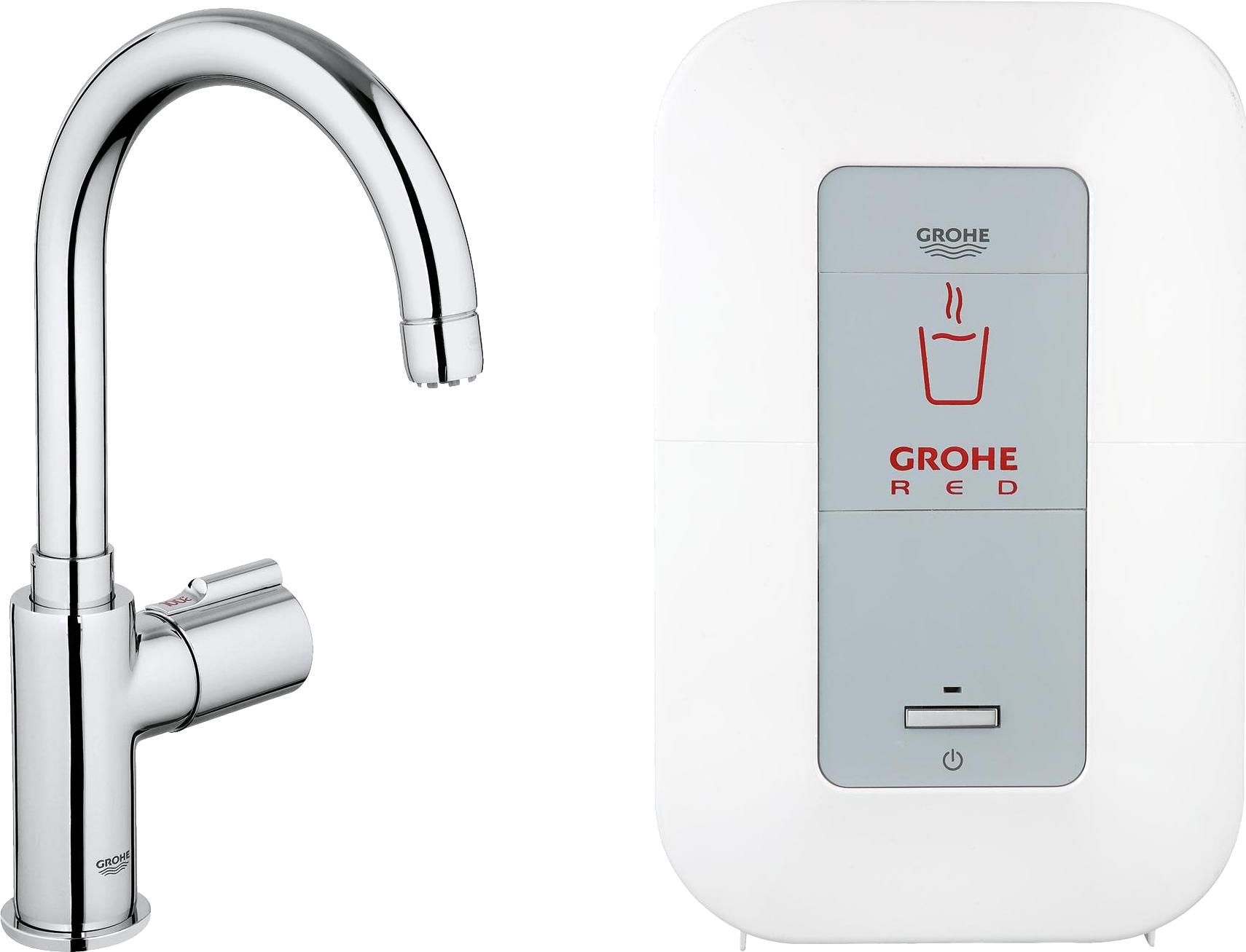 Кран Grohe Red Mono 30085000 с водонагревателем