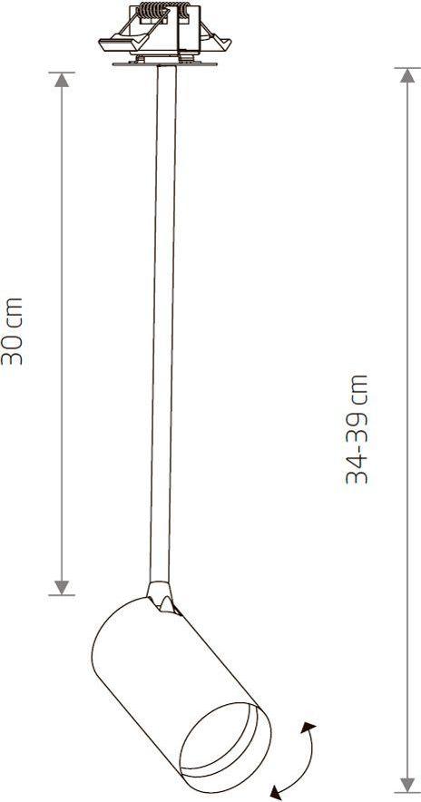 Встраиваемый спот Nowodvorski Mono Surface Long M 7681