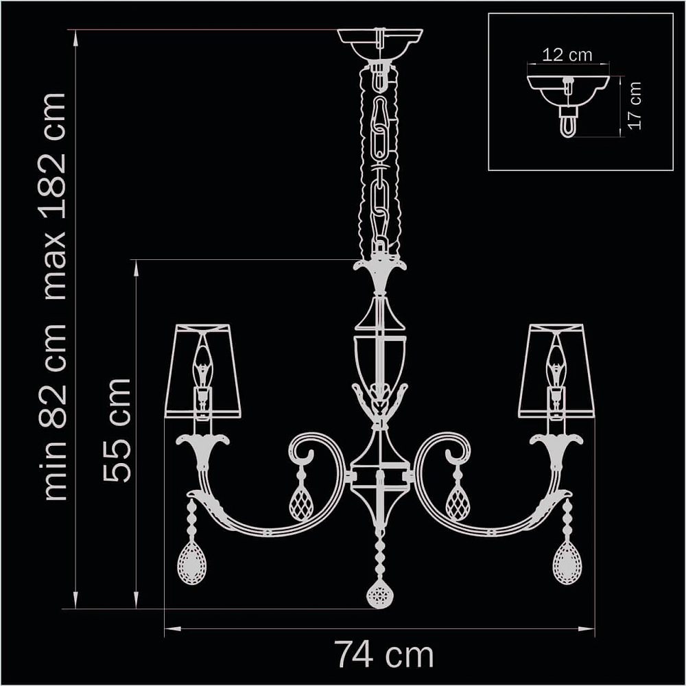 Подвесная люстра Lightstar Cappa 691084