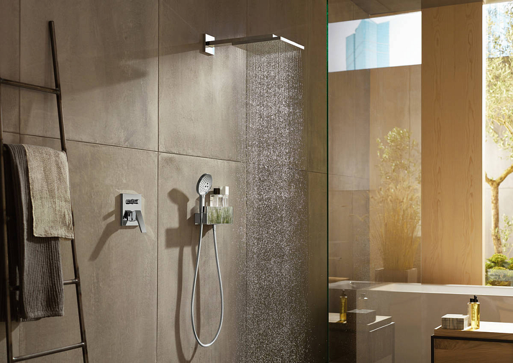 Смеситель для ванны Hansgrohe Metropol 32545340, шлифованный чёрный хром