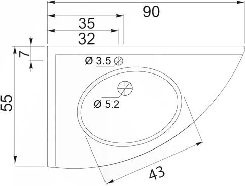 Смеситель для раковины Gappo G06 G1006-9 оружейная сталь