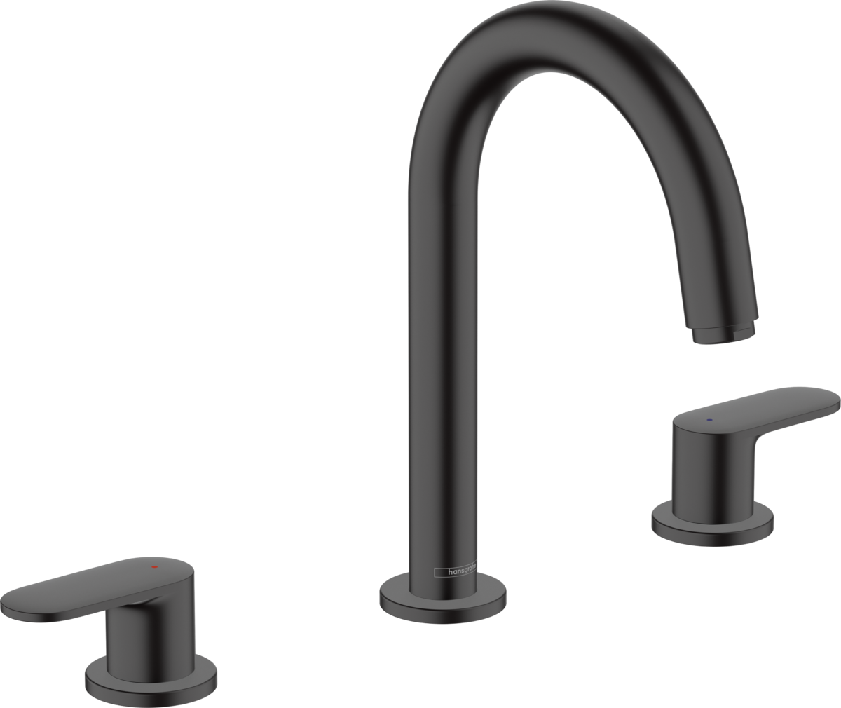 Смеситель для раковины Hansgrohe Vernis Blend 71553670, матовый чёрный