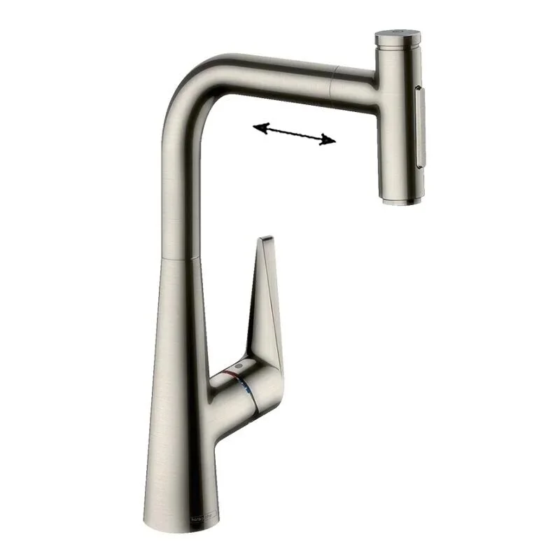 Смеситель для кухни Hansgrohe Talis Select 73867800 серый