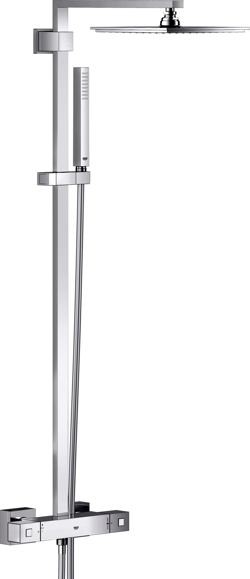 Душевая система с термостатом Grohe Euphoria Cube 26087000