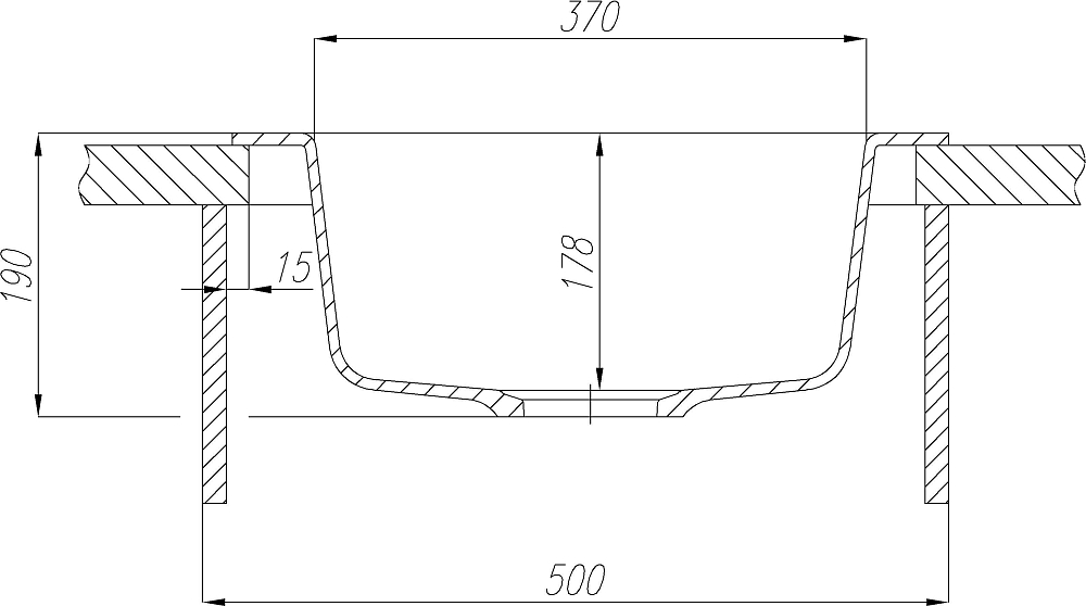 Кухонная мойка Aquaton Иверия 48 1A711032IV270, коричневый