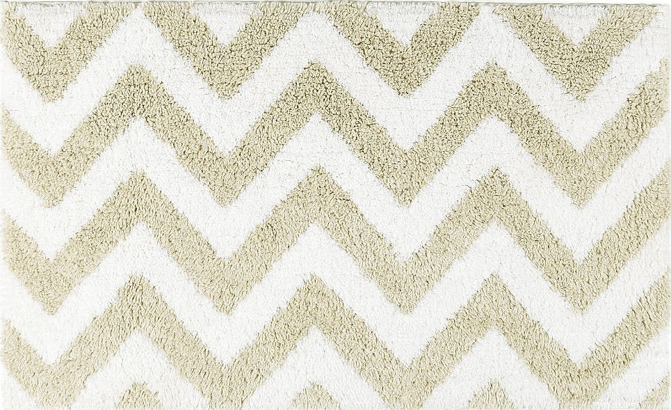 Коврик Kassatex Linen Chevron White/Linen 61х101