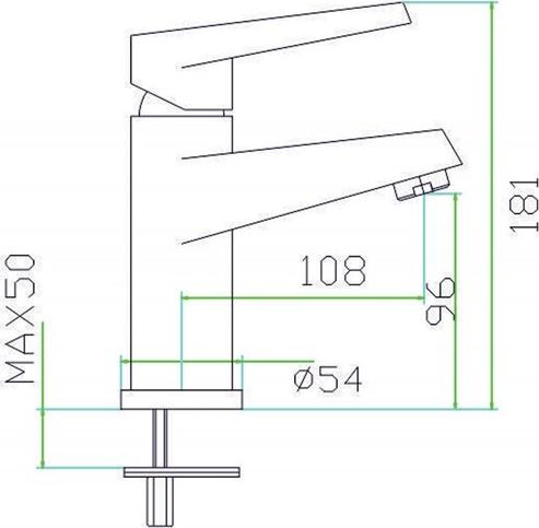 Смеситель Zorg Inox Rados-U для раковины