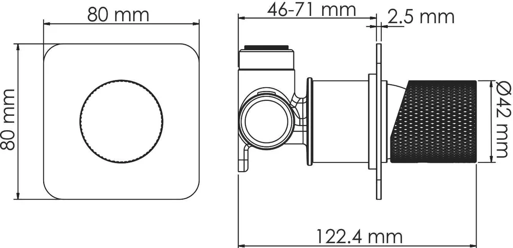 Смеситель для душа Wasserkraft Schunter 8251 золото