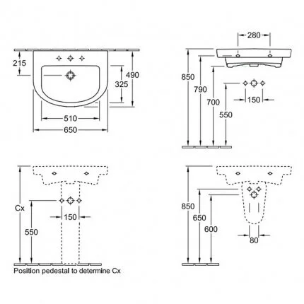 Раковина Villeroy&Boch Subway 2.0 711465R3