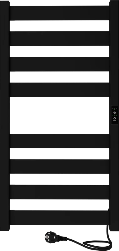 Полотенцесушитель электрический Indigo Oktava Slim 5 LСLOKS5E80-40BRRt черный