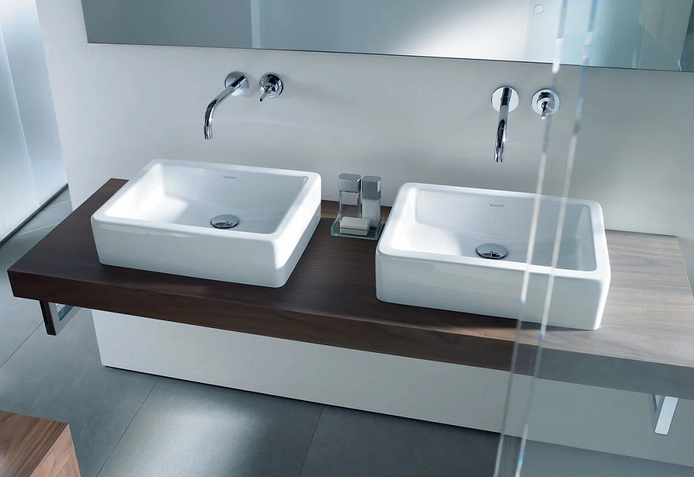 Раковина накладная Duravit Vero 455500000 белый