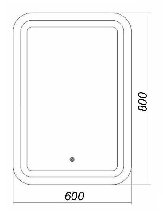 Зеркало Loranto Стиль CS00058604 белый