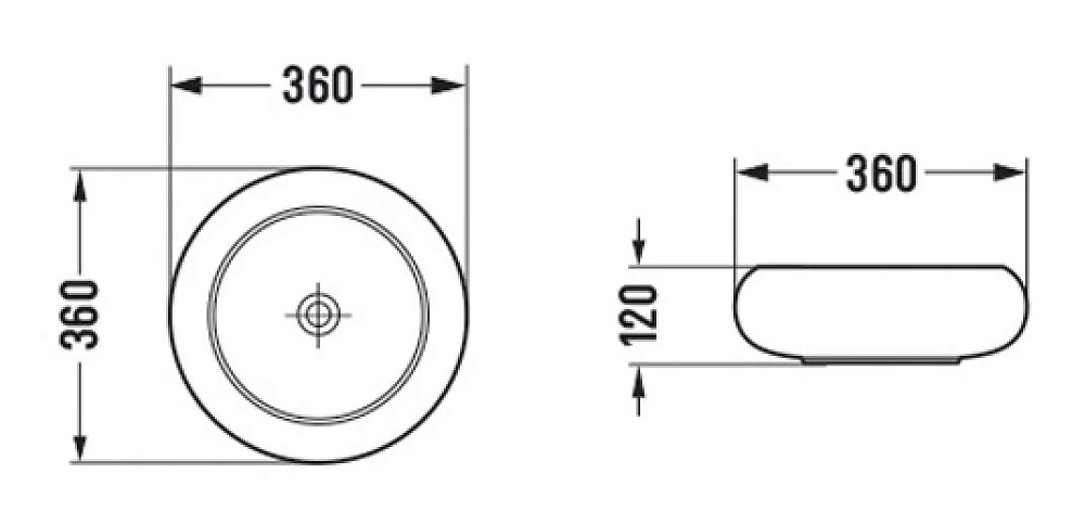 Раковина накладная Comforty 00-00012226 серый