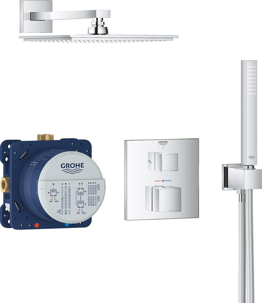 Душевой гарнитур Grohe Grohtherm Cube 34741000